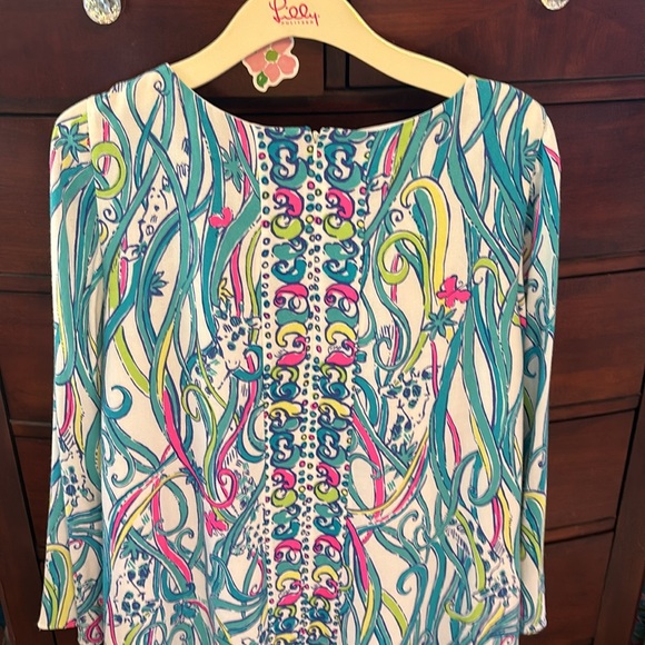 Lilly Pulitzer Print L/S 'Colette' Tunic Length Print Dress - Picture 8 of 10